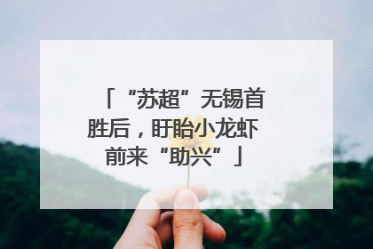 “苏超”无锡首胜后，盱眙小龙虾前来“助兴”